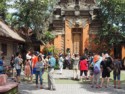 Lots of tourists at Ubud Palace